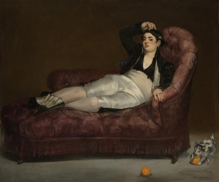Edouard Manet Young Woman Reclining in Spanish Costume oil painting image